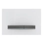 Geberit Kumanda Kapağı Sigma50 Çift Basmalı Beyaz / Siyah Krom - 115.671.11.2 - Kumanda Panelleri (Gömme Rezervuar Butonları)