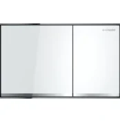 Geberit Kumanda Kapağı Sigma60 Çift Basmalı Beyaz Cam