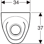 Geberit Pisuvar Komple Selva Susuz - 116.081.00.1 - Pisuvarlar - 1