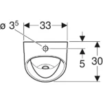 Geberit Selnova Trigonal Pisuvar Üstten Su Girişli Çevresel Yıkamalı