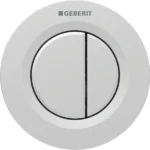 Geberit Type 01 12 Cm Çift Basmalı Mat Krom - 116.042.JQ.1 - Kumanda Panelleri (Gömme Rezervuar Butonları)