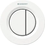 Geberit Type 01 8 Cm Çift Basmalı Beyaz - 116.043.11.1 - Kumanda Panelleri (Gömme Rezervuar Butonları)