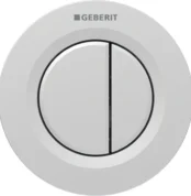 Geberit Type 01 8 Cm Çift Basmalı Mat Krom - 116.043.JQ.1 - Kumanda Panelleri (Gömme Rezervuar Butonları)