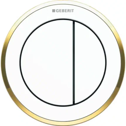 Geberit Type 10 12 Cm Çift Basmalı Mobilya Tipi Beyaz / Altın / Beyaz - 116.057.KK.1 - Kumanda Panelleri (Gömme Rezervuar Butonları)