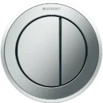 Geberit Type 10 12 Cm Çift Basmalı Mobilya Tipi Parlak / Mat / Parlak - 116.057.KH.1 - Kumanda Panelleri (Gömme Rezervuar Butonları)