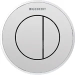 Geberit Type 10 12 Cm Çift Basmalı Parlak / Mat / Parlak - 116.055.KH.1 - Kumanda Panelleri (Gömme Rezervuar Butonları)