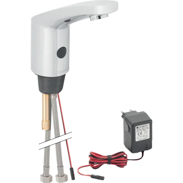 Geberit Type 185 Fotoselli Batarya Çift Su Giriş Dıştan Mikserli Elektrikli Geberit Type 185 Fotoselli Batarya Çift Su Giriş Dıştan Mikserli Elektrikli - 116.155.21.1 - Fotoselli Lavabo Bataryası