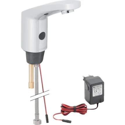 Geberit Type 185 Fotoselli Batarya Tek Su Giriş Elektrikli - 116.135.21.1 - Fotoselli Lavabo Bataryası