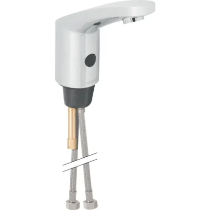 Geberit Type 186 Fotoselli Batarya Çift Su Giriş Dıştan Mikserli Pilli - 116.255.21.1 - Fotoselli Lavabo Bataryası