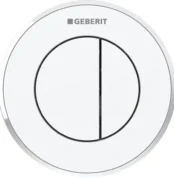Geberit Type 8 12 Cm Çift Basmalı Beyaz / Parlak / Beyaz - 116.056.KJ.1 - Kumanda Panelleri (Gömme Rezervuar Butonları)