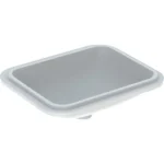 Geberit VariForm Dikdörtgen Tezgah Altı Lavabo - 500.760.01.2 - Tezgah Altı Hilton Lavabo