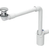 Geberit Yer Tasarruflu Lavabo Sifonu Basmalı - 152.073.21.1 - Basmalı Sifon , Gider (Pop-Up)