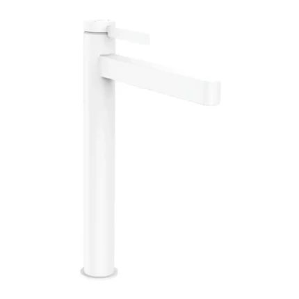 Hansgrohe Finoris Mat Beyaz Lavabo Bataryası - 76070700 - Lavabo Bataryası