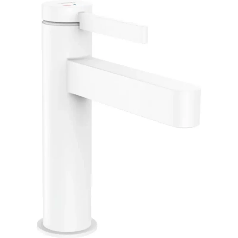 Hansgrohe Finoris Tek Kollu Mat Beyaz Lavabo Bataryası - 76024700 - Lavabo Bataryaları