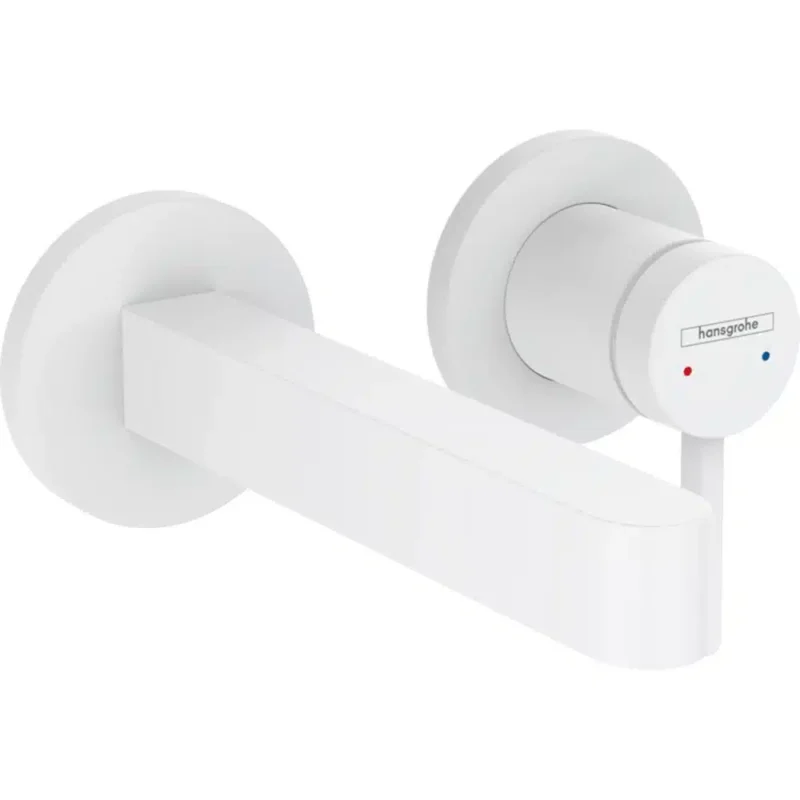 Hansgrohe Finoris Tek Kollu Mat Beyaz Lavabo Bataryası - 76051700 - Lavabo Bataryası