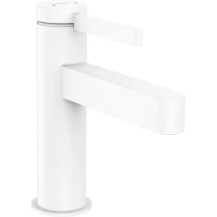 Hansgrohe Finoris Tek Kollu Mat Beyaz Lavabo Bataryası - 76010700 - Lavabo Bataryası