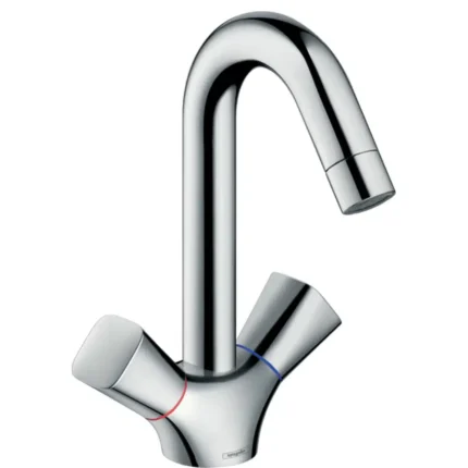 Hansgrohe Logis 2-Volanlı 150 Kumandalı Lavabo Bataryası - 71222000 - Lavabo Bataryası