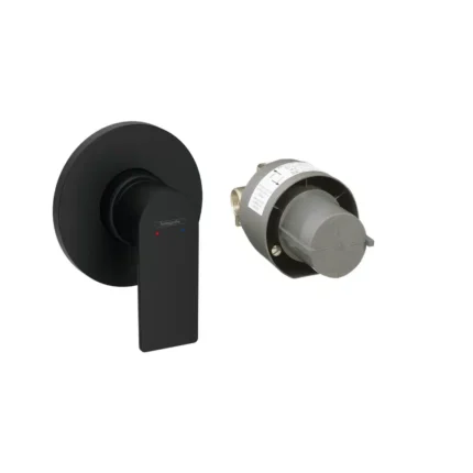 Hansgrohe Rebris E Tek Kollu Satin Siyah Ankastre Duş Bataryası - 72658670 - Ankastre Duş Bataryası