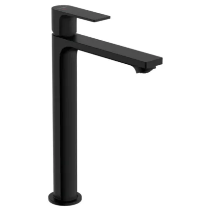 Hansgrohe Rebris E Tek Kollu Satin Siyah Lavabo Bataryası - 72581670 - Lavabo Bataryası