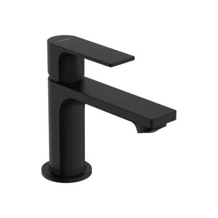 Hansgrohe Rebris E Tek kollu Satin Siyah Lavabo Bataryası - 72585670 - Lavabo Bataryası