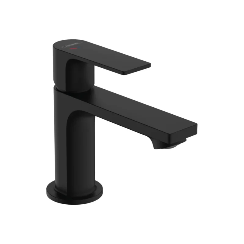 Hansgrohe Rebris E Tek kollu Satin Siyah Lavabo Bataryası - 72585670 - Lavabo Bataryaları