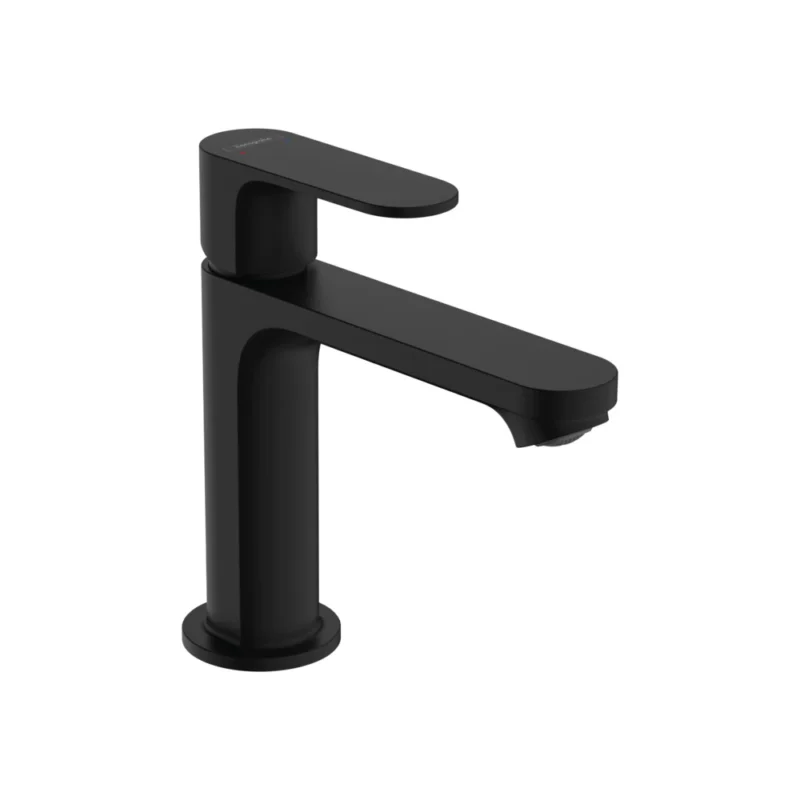 Hansgrohe Rebris S Tek Kollu Satin Siyah Lavabo Bataryası 72584670 - 72584670 - Lavabo Bataryası