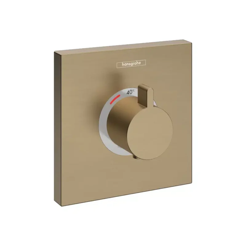 Hansgrohe ShowerSelect S Mat Bronz Termostat Ankastre Banyo Bataryası 