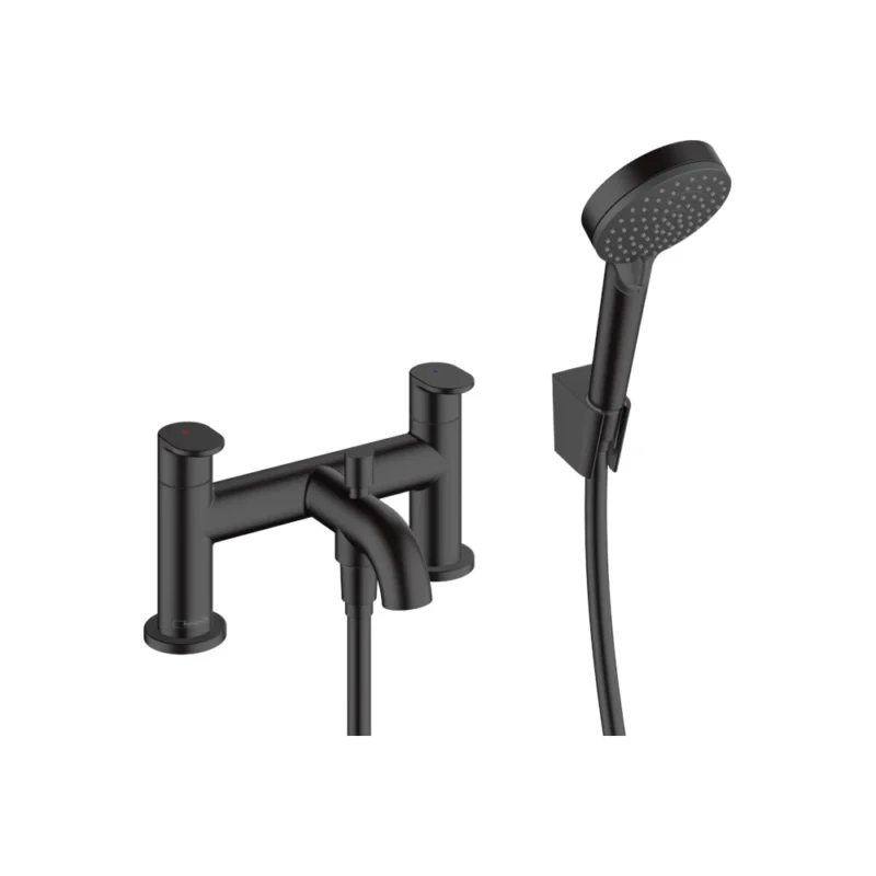 Hansgrohe Vernis Blend 2 Delikli Kenarlı Banyo Bataryası - 71461670 - Banyo Bataryaları