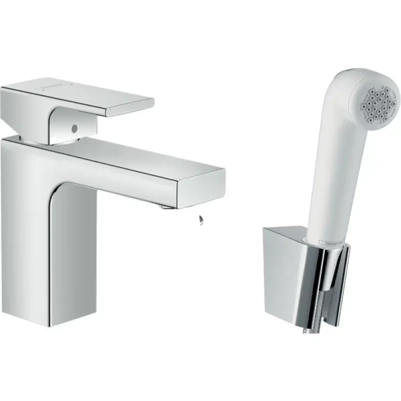 Hansgrohe Vernis Shape 160 Cm Duş Hortumlu El Duşu ve Lavabo Bataryası - 71216000 - Lavabo Bataryası