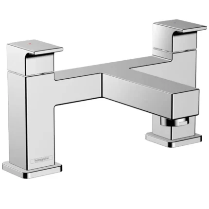 Hansgrohe Vernis Shape 2-Delikli küvet kenarı banyo bataryası - 71452000 - Banyo Bataryası