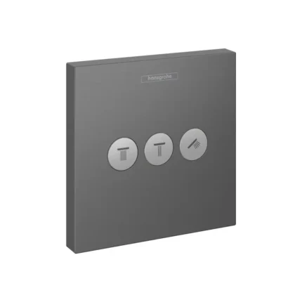  Hansgrohe ShowerSelect Valf Mat Siyah Krom ankastre Banyo Bataryası