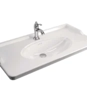 Kale Artdeco 100x50 Etajerli Lavabo - 310200200216 - Dolap Uyumlu Lavabolar