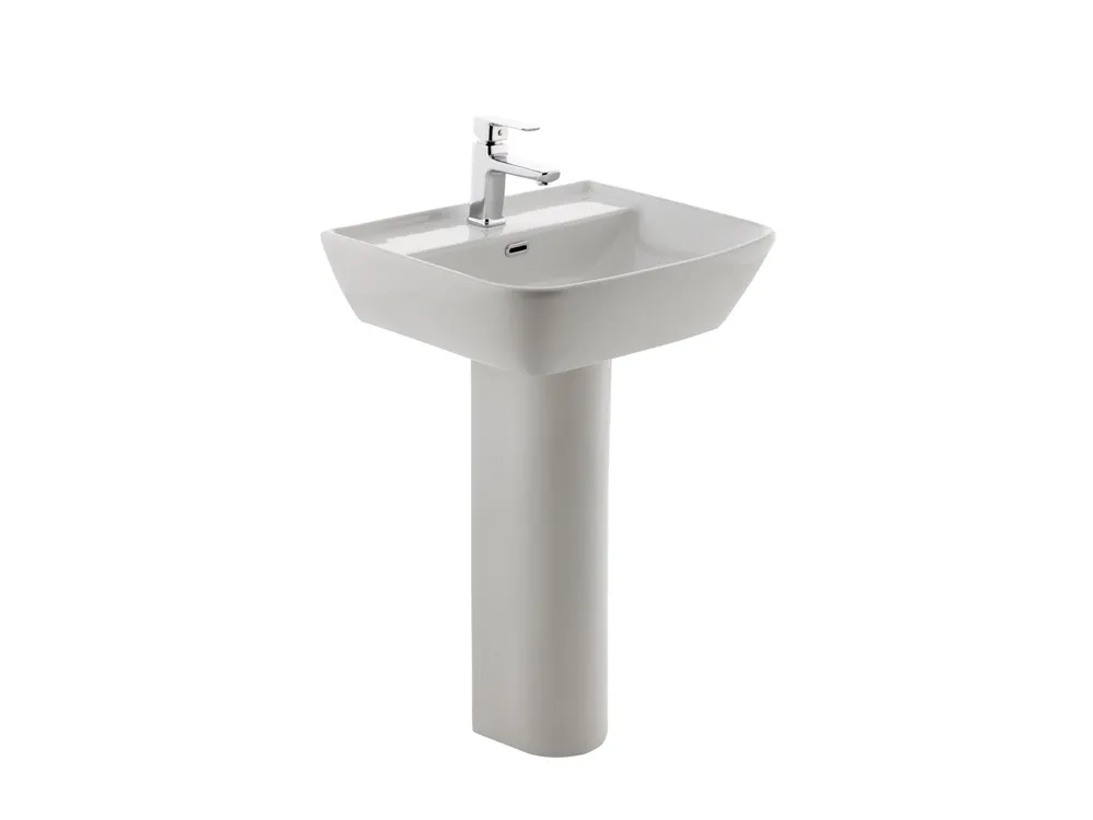 Kale Babel 55x45.5 Dikdörtgen Lavabo Kale Babel 55x45.5 Dikdörtgen Lavabo - 310200200046 - Ayaklı Lavabo