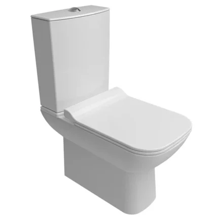 Kale Babel Universal Klozet Taharet Delikli+Alttan Çıkışlı Rezervuar+Ultra Slim Smart Kapak