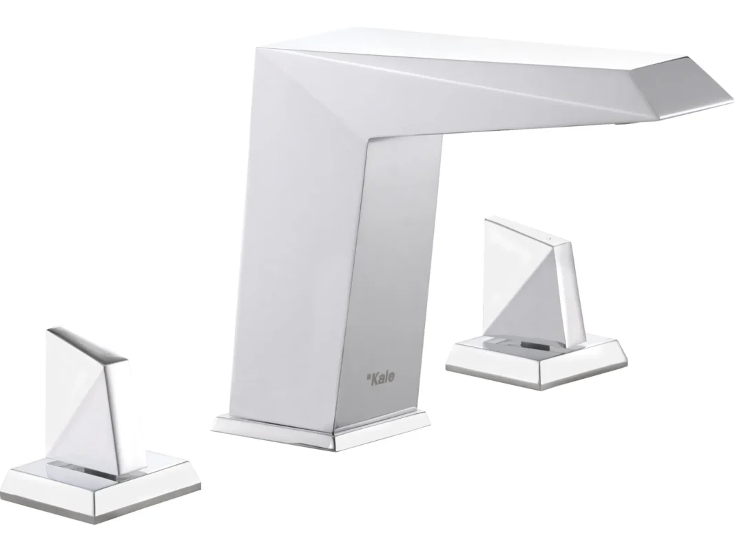 Kale Diamante Lavabo Bataryası 3 Delikli Lavabo İçin - 410200500133 - Üç Delikli Lavabo Bataryası