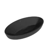 Kale Dove 70x40 Oval Çanak Lavabo Mat Siyah - 310200200203 - Çanak Lavabo