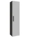 Kale Grıs 40 cm Boy Dolabı Siyah/Gri - 310300102799 - Boy Dolaplar