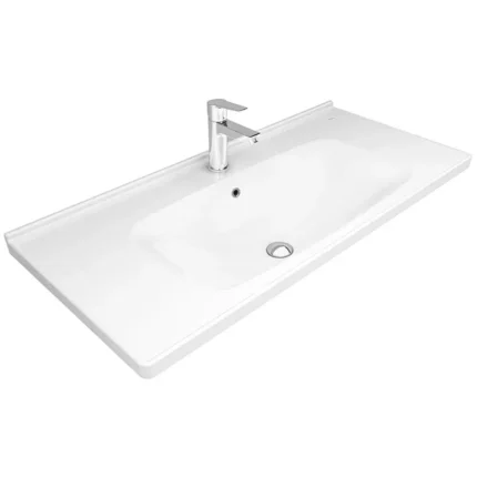 Kale Idea 2.0 100x45 Etajerli Lavabo - 310200200318 - Dolap Uyumlu Lavabolar