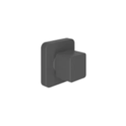 Kale K100 Ankastre Stop Valf 90° Aç Kapa (Mat Siyah)