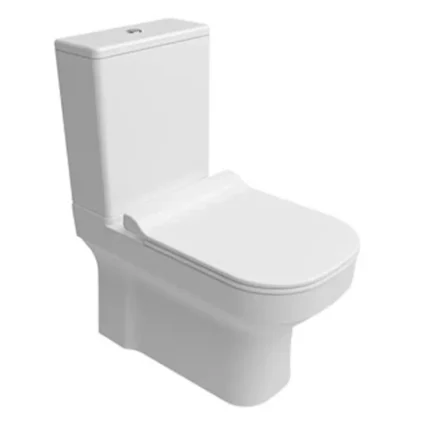 Kale Loft Smart Dvs Klozet Taharet Delikli+Alttan Çıkışlı Rezervuar+Ultra Slim Smart Kapak - 610100100634 - Duvara Sıfır Klozet