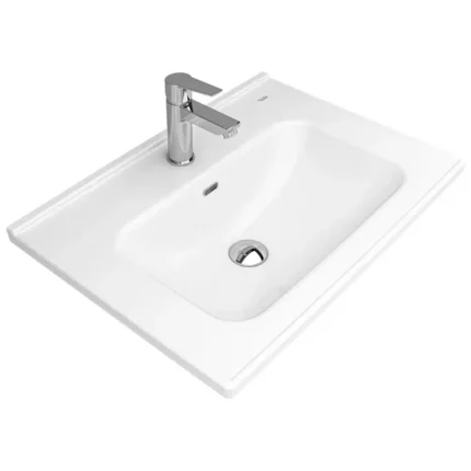 Kale Mood 2.0 65x45 Etajerli Lavabo - 310200200495 - Dolap Uyumlu Lavabolar