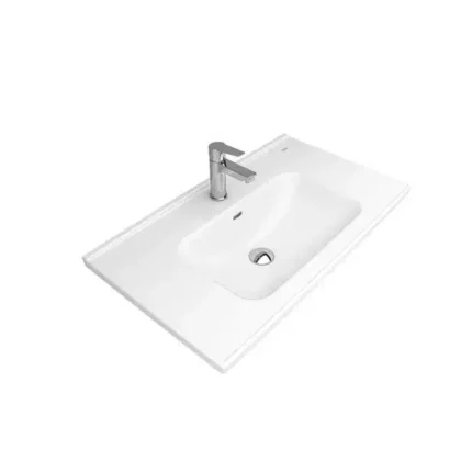 Kale Mood 2.0 80x45 Etajerli Lavabo - 310200200496 - Dolap Uyumlu Lavabolar