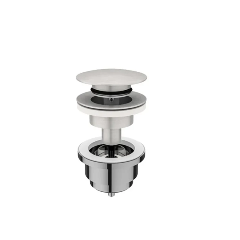 Kale Novatik Universal Lavabo Süzgeci Fırçalanmış Nikel - 410200602695 - Lavabo Süzgeci