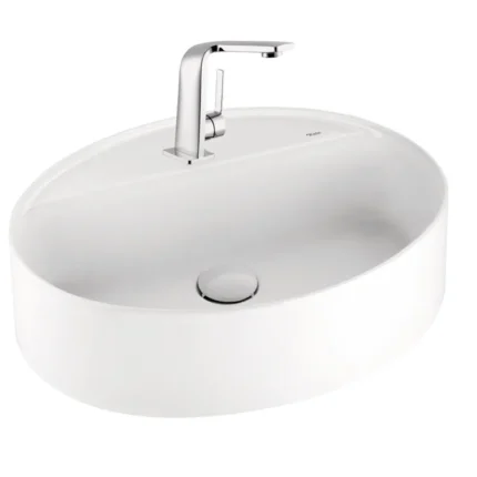 Kale Smartedge 40x50 Oval Lavabo Mat Beyaz