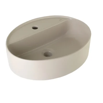 Kale Smartedge 40x50 Oval Lavabo Mat Vizon - 310200200009 - Tezgah Üstü Lavabo