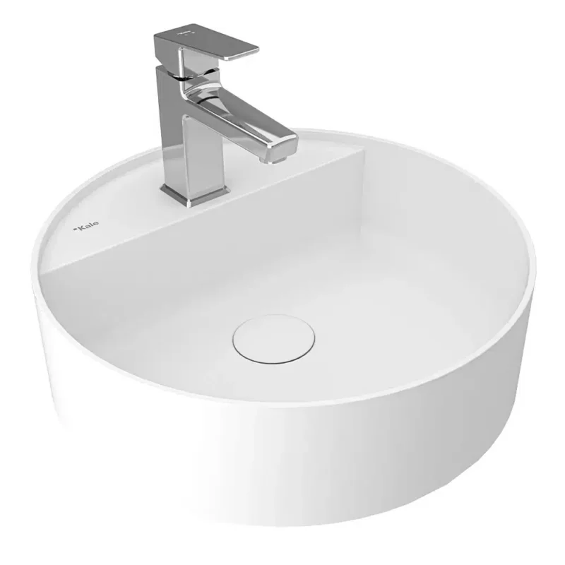 Kale Smartedge Ø45 Yuvarlak Lavabo - 310200200010 - Tezgah Üstü Lavabo