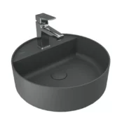 Kale Smartedge Ø45 Yuvarlak Lavabo Mat Antrasit Gri - 310200200520 - Tezgah Üstü Lavabo