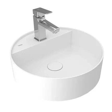 Kale Smartedge Ø45 Yuvarlak Lavabo Mat Beyaz - 310200200011 - Tezgah Üstü Lavabo