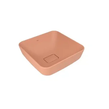 Kale Zero 2.0 40x40 Kare Çanak Lavabo Mat Şeftali