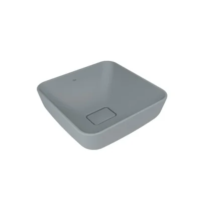 Kale Zero 2.0 40x40 Kare Çanak Lavabo Mat Taş Gri